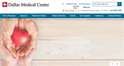 Desktop Screenshot of dallasmedcenter.com